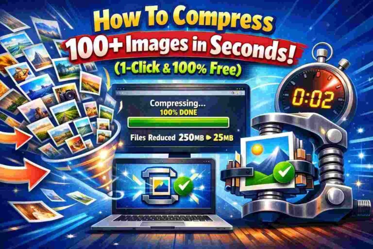 How To Compress 100+ Images in Seconds in 1 click